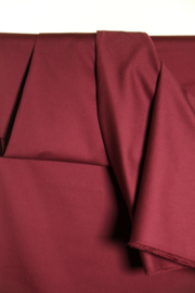 Wijnrode bio twill katoen - Atelier Jupe