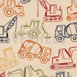 FRENCH TERRY WORK VEHICLES - SAND
