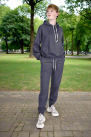 Jogging stof brushed Effen Marine
