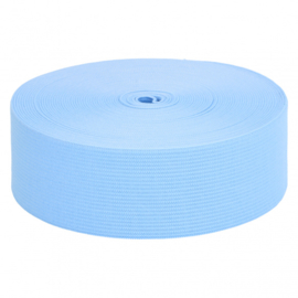 ELASTIEK 40MM GEKLEURD   licht blauw