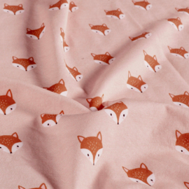 Katoen Jersey - Vossen Roze