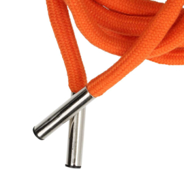 Hoodie koord met koordeinden 6mm 1.25m - oranje