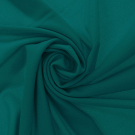 Scuba crepe - teal blue