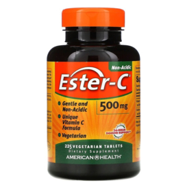 American Health, Ester-C 500 mg, 225 vegetarische tabletten