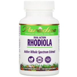 Paradise Herbs, Rhodiola, 500 mg, 60 vegetarische capsules