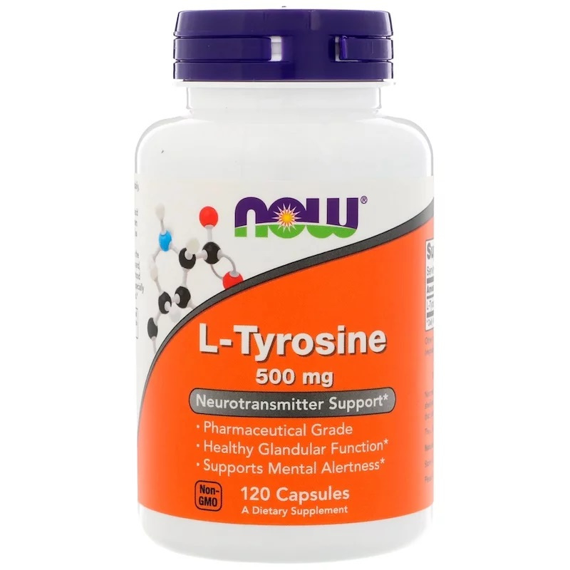 Now Foods, L-Tyrosine 500 mg , 120 capsules