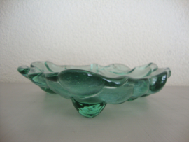 Schaal druif  - groen glas - VERKOCHT