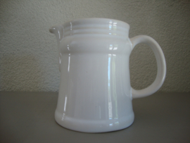 Witte kan - aardewerk voormalig DDR - vintage - VERKOCHT