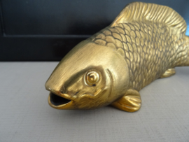 Vis - goud-/koperkleur - aardewerk - VERKOCHT