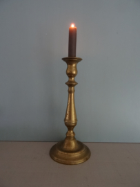 Vintage koperen kandelaar - VERKOCHT