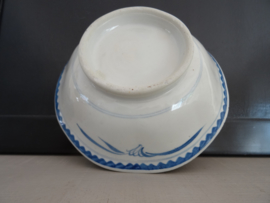Oud schaaltje - blauw/wit - VERKOCHT