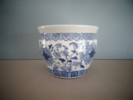 Bloempot Chinees - blauw/wit - VERKOCHT