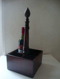 Flessenhouder wijnhouder hout - VERKOCHT