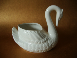Witte zwaan (klein) - bloempot - VERKOCHT