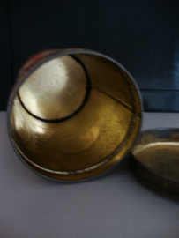 Oud blik / trommel Wilhelmina 1898-1938 - VERKOCHT