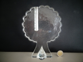 Solifleur glas - 1 bloem vaasje - vintage - dik glas Scandinavisch