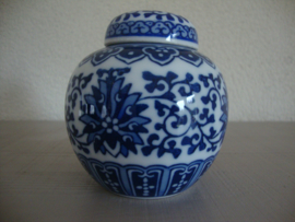 Gemberpotje blauw wit - VERKOCHT