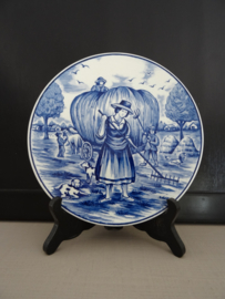 Wandbordje Delfts blauw - zomer - VERKOCHT