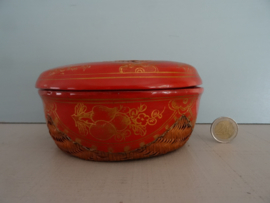 Chinese mandjes -  lak - VERKOCHT