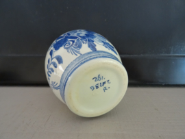 Vaasje - lepelvaasje - Delfts blauw - VERKOCHT