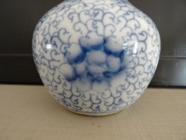 Chinees vaasje - blauw/wit - VERKOCHT