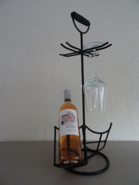 Vintage wijnrekje - VERKOCHT