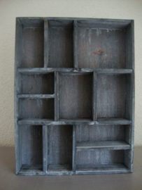 Letterbak vergrijsd hout - VERKOCHT