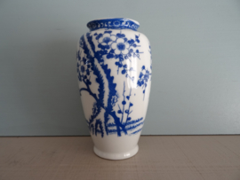 Vaasje bloesem - blauw/wit -VERKOCHT