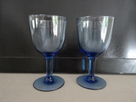 Glas blauw - VERKOCHT