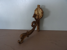 Vintage haak messing vis - ophanghaak - VERKOCHT
