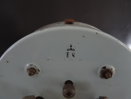 Vintage wekker - Gt Britain - Engeland - lichtblauw - VERKOCHT