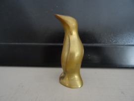 Koperen of messing pinguin - vintage - VERKOCHT