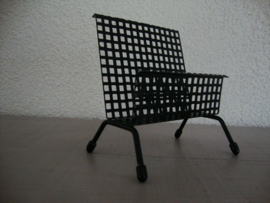 Vintage postvakje - zwart - VERKOCHT