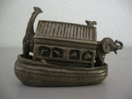 Tinnen beeldje - Ark van Noach - VERKOCHT