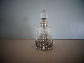 Decoratief parfumflesje in houder - VERKOCHT