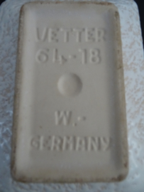 Bloempot - Vetter - W-Germany - wit - VERKOCHT