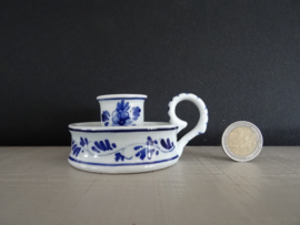 Kandelaar Delfts blauw - Handpainted - VERKOCHT