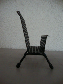 Vintage postvakje - zwart - VERKOCHT