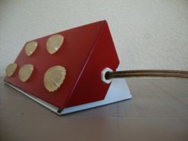 Vintage wandlampje rood - VERKOCHT