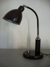 Vintage metalen lamp - bureaulamp - VERKOCHT