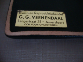 Vintage wandtegel - bloem - VERKOCHT
