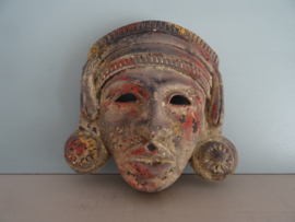 Masker - Azteken - keramiek - VERKOCHT