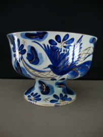 Kastkom blauw/wit/goud - VERKOCHT