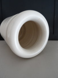 Vaas - keramiek - creme - vintage - brocante - VERKOCHT