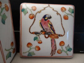 Dekseldoosje - vogel - VERKOCHT