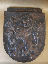 Wandbord met het wapen van Nederland - VERKOCHT