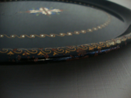 Vintage metalen dienblad - VERKOCHT
