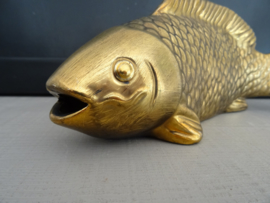 Vis - goud-/koperkleur - aardewerk - VERKOCHT