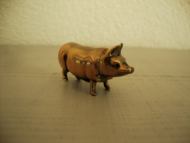 Koperen varken miniatuur - VERKOCHT