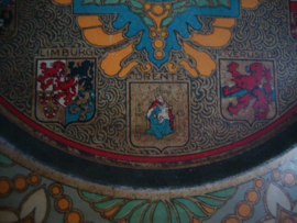 Emaille bord - 1898-1923 - Je maintiendrai - VERKOCHT